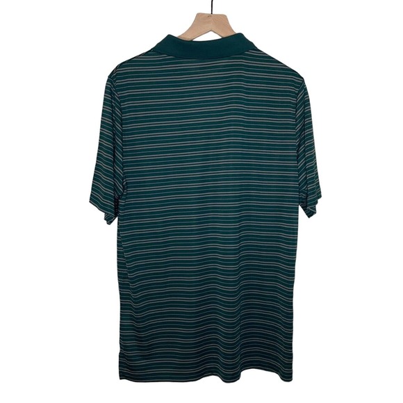 PHILADELPHIA EAGLES Polo NEW Moisture Wicking Mens Size L Large Green Gray - Picture 2 of 9